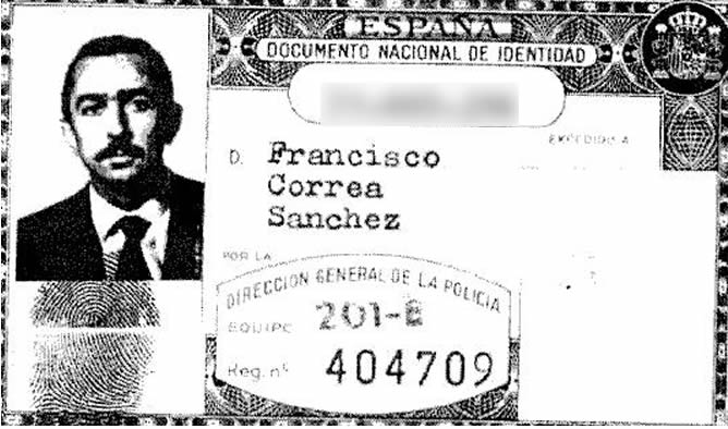 Esta es la fotocopia del DNI que Francisco Correa aportó a La Caixa cuando a principios de los 90 constituyo una de sus primeras empresas