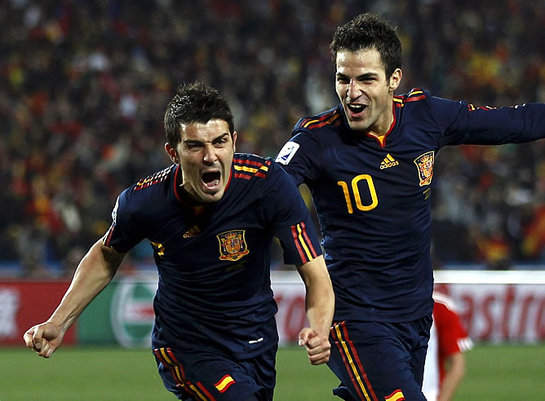 FOTOGALERIA: Villa enloquece con su quinto gol