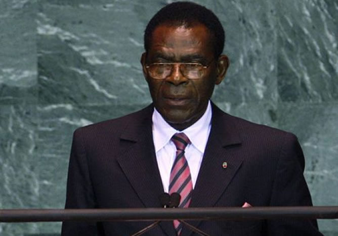 Teodoro Obiang Nguema está en el poder en Guinea Ecuatorial desde 1979.