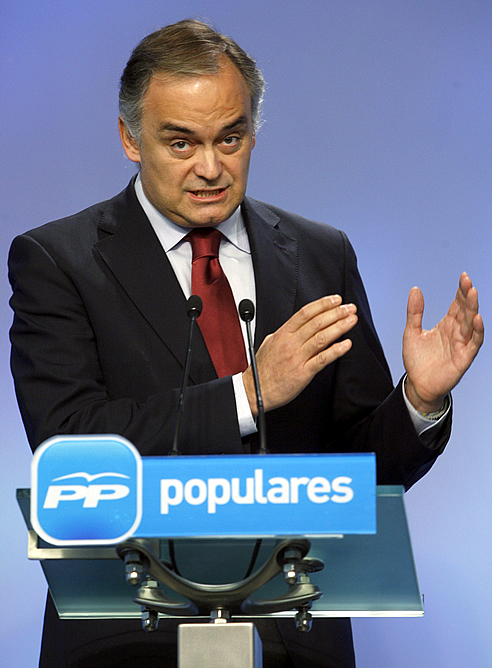 González Pons, en rueda de prensa en la sede del PP (EFE / KOTE RODRIGO)