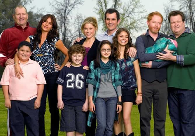 La serie 'Modern Family' es todo un éxito en Estados Unidos.