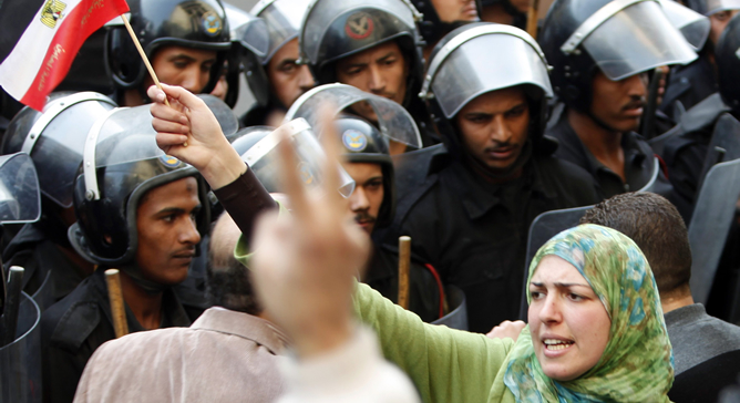 Las manifestaciones se suceden en las calles de la capital egipcia