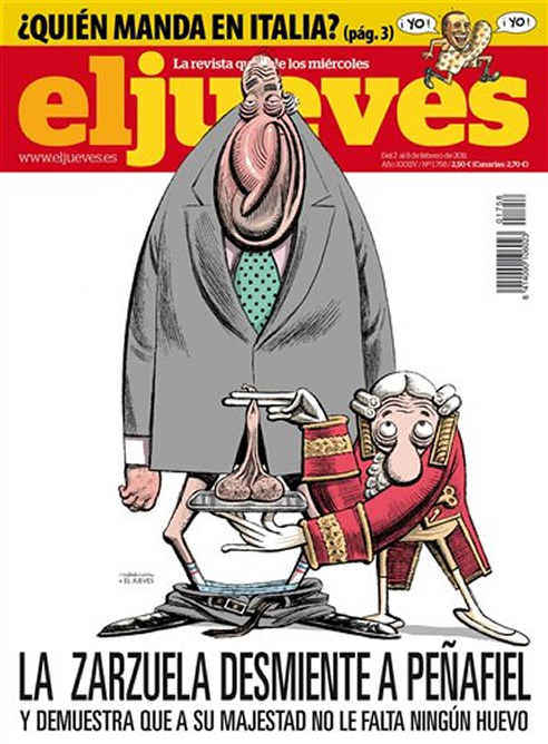 La revista 'El Jueves' vuelve a publicar una portada polémica sobre la Casa Real