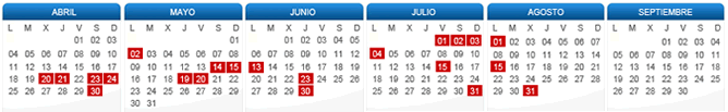 Calendario de huelgas previstas por AENA para el año 2011