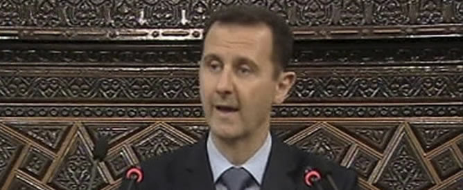 El presidente de Siria, Bashar al Assad, ha comparecido  ante el Parlamento de su país, en un mensaje dirigido a la nación, en el que ha denunciado que las revueltas populares corresponden a "un momento excepcional" que servirá para probar la "unidad nacional"