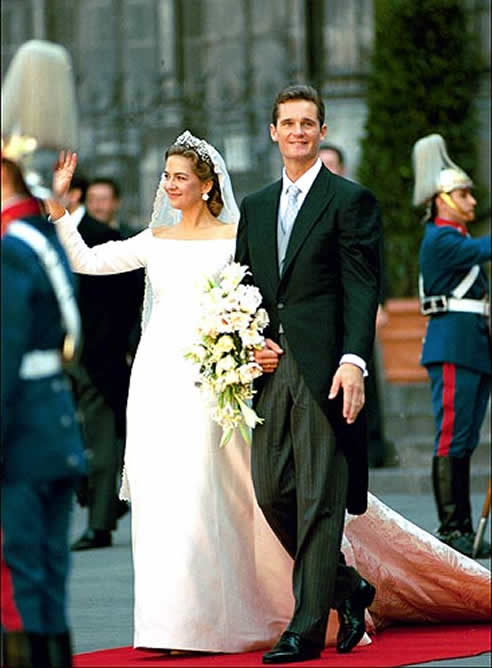 La infanta Cristina e Iñaki Urdangarín se casaron el 4 de octubre de 1997