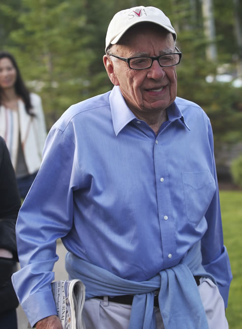 El magnate australiano Rupert Murdoch