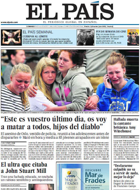 FOTOGALERIA: Portada del diario 'El País'