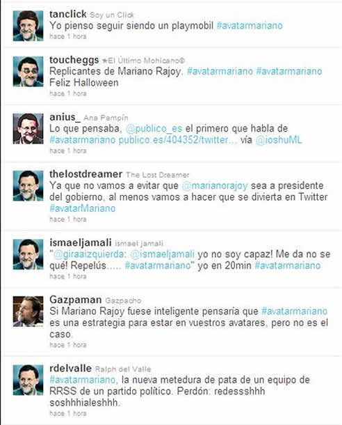 Cientos de usuarios de Twitter han cambiado su foto de perfil por una caricatura de Marino Rajoy