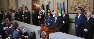 El excomisario europeo y senador italiano Mario Monti ha aceptado el cargo de primer ministro de Italia