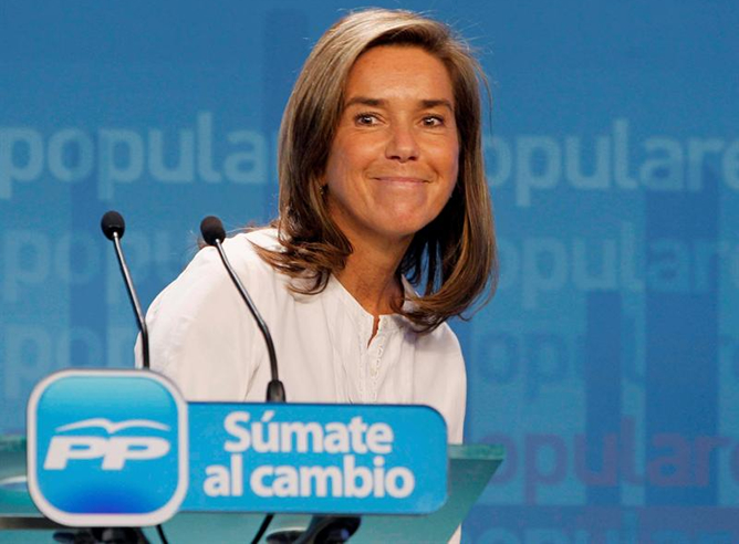 La coordinadora de campaña del Partido Popular, Ana Mato, aseguraba pasadas las ocho de la tarde que su formación había ganado las elecciones del 20-N por un amplio margen