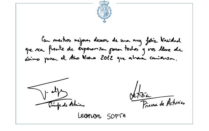 La Casa Real felicita la Navidad (2011)