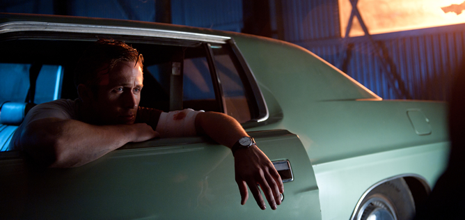 Fotograma de la película 'Drive' con su protagonista, Ryan Gosling, en primer plano
