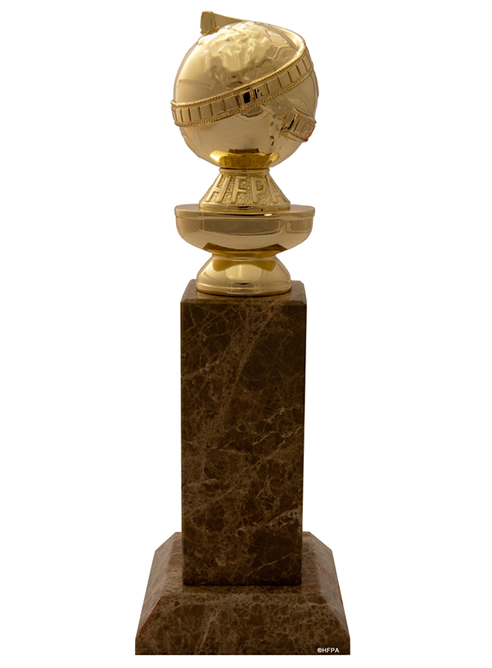 Imagen de un Globo de Oro, el galardón que entrega la Asociación de Periodistas Extranjeros en Hollywood