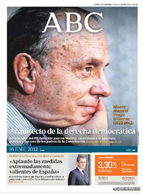 El ABC defiende la gestión democrática del político gallego