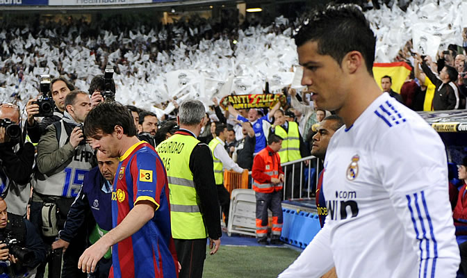 Messi y Cristiano saltan al Santiago Bernabéu