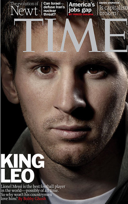 Messi, portada de la revista Time | Últimas noticias de Deportes | Cadena  SER