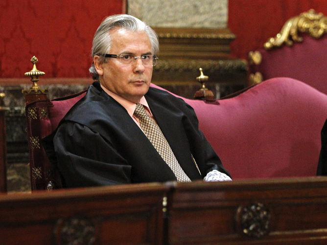 Baltasar Garzón, durante el juicio por las escuchas del 'Caso Gürtel'