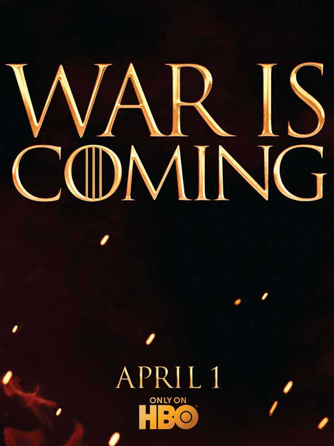 'War is coming', primer póster de la segunda temporada de 'Juego de Tronos'