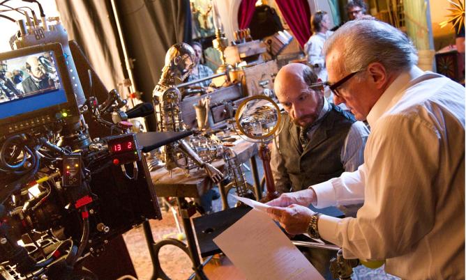 El director Martin Scorsese durante el rodaje de la película 'Hugo'