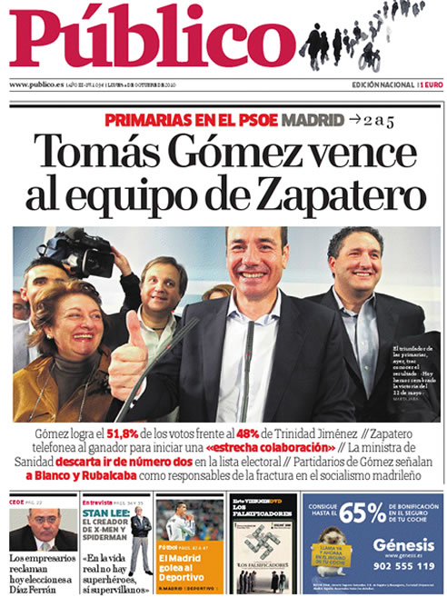 El diario 'Público' cierra: algunas de sus principales portadas