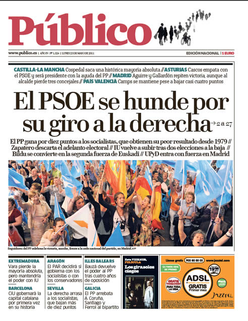 "El PSOE se hunde por su giro a la derecha"