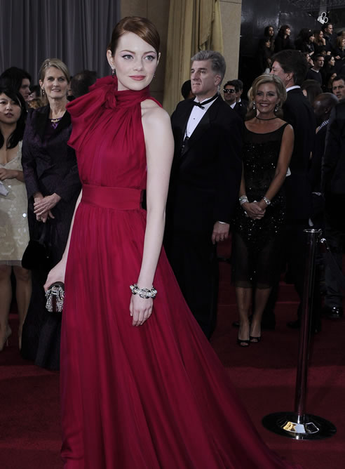 La actriz posa en la alfombra roja