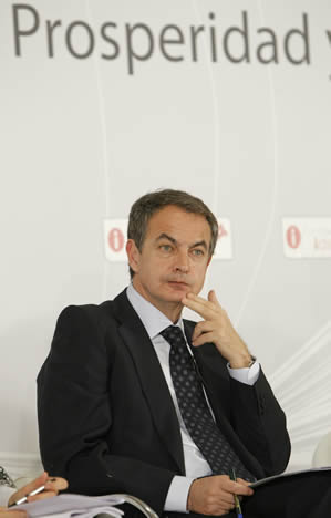 José Luis Rodríguez Zapatero ha participado en la sesión de clausura de la conferencia 'Progreso latinoamericano, prosperidad y cohesión social', organizada por la Fundación Ideas