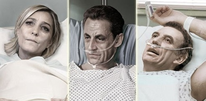 Sarkozy, protagonista de una campaña publicitaria a favor de la eutanasia