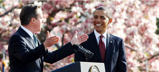 Obama y Cameron reafirman compromiso con plan de transición en Afganistán