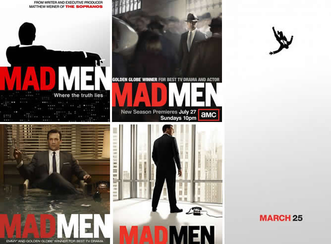 'Mad Men': cinco carteles y múltiples incógnitas