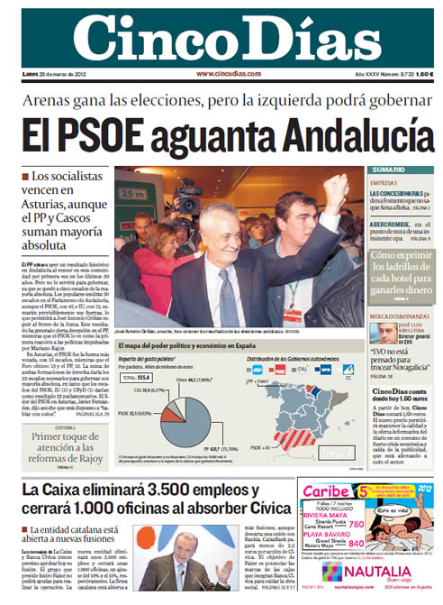 "El PSOE aguanta Andalucía"