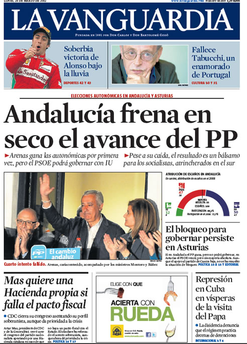 "Andalucía frena en seco el avance del PP"