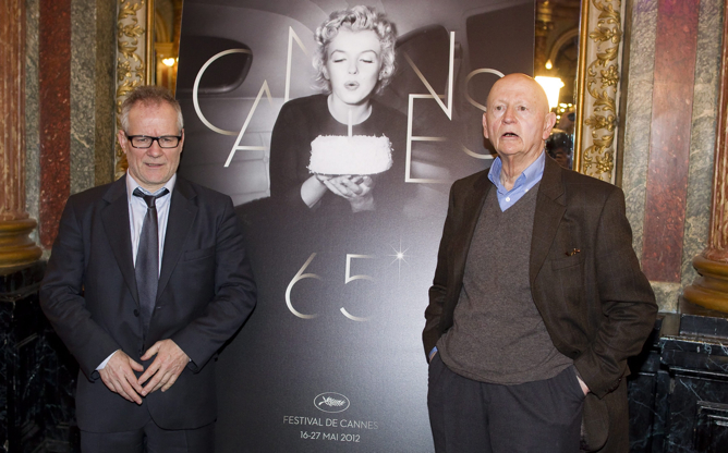 Thierry Frémaux y Gilles Jacob, delegado general y presidente del Festival de Cannes