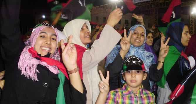 Las mujeres reclaman su papel en la nueva Libia