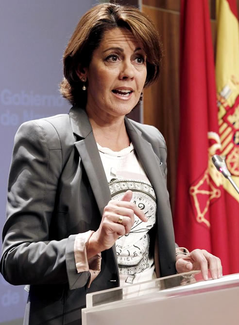 La presidenta navarra, Yolanda Barcina