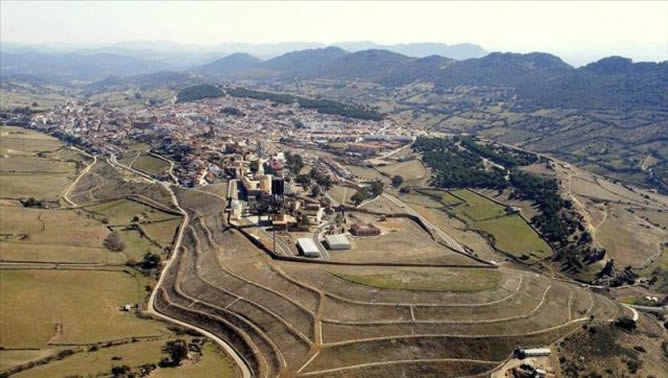 Imagen de la localidad ciudadrealeña de Almadén, declarada Patrimonio de la Humanidad