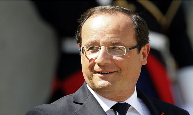 El presindente de Francia, François Hollande