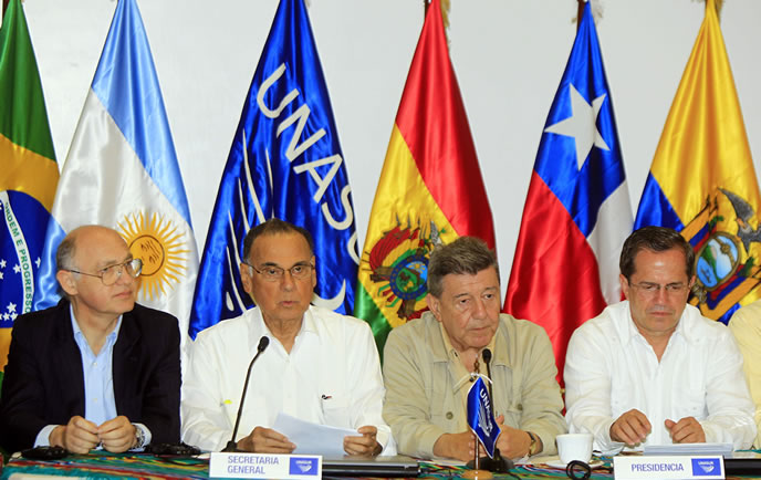 El Consejo de cancilleres de la Unasur realizado en Guayaquil