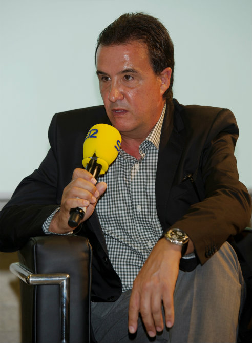 José Ramón de la Morena, director de El Larguero, durante la presentación de la Cadena SER José Ramón de la Morena, director de El Larguero, durante la presentación de la Cadena SER