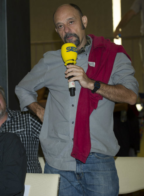 Javier Cansado, humorista y colaborador de la Cadena SER, también estuvo en la presentación de la nueva temporada Javier Cansado, humorista y colaborador de la Cadena SER, también estuvo en la presentación de la nueva temporada