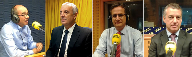 Jorquera (BNG), Vázquez (PSdG), Basagoiti (PP) y Urkullu (PNV) ya han pasado por los micrófonos de la SER