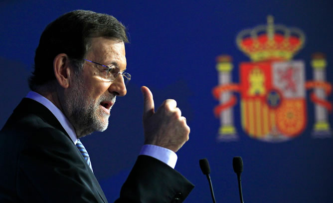 Mariano Rajoy habla ante los líderes de la UE