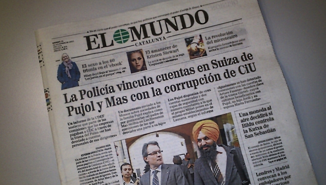 La polémica portada del diario El Mundo