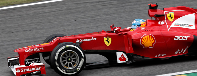 Fernando Alonso aspira al milagro tres puestos por detrás de Vettel