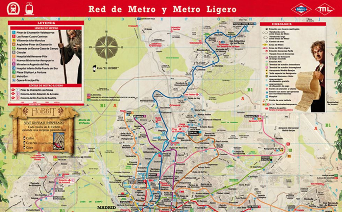 Imagen del mapa de metro de madrid