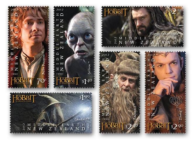 La colección de sellos de 'El Hobbit'