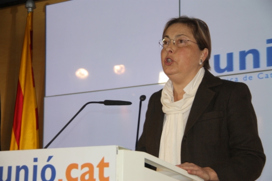 La portaveu d'Unió Democràtica, Marta Llorens