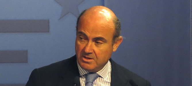 El ministro de Economía, Luis de Guindos