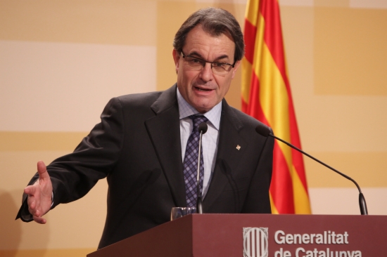 El President de la Generalitat, Artur Mas
